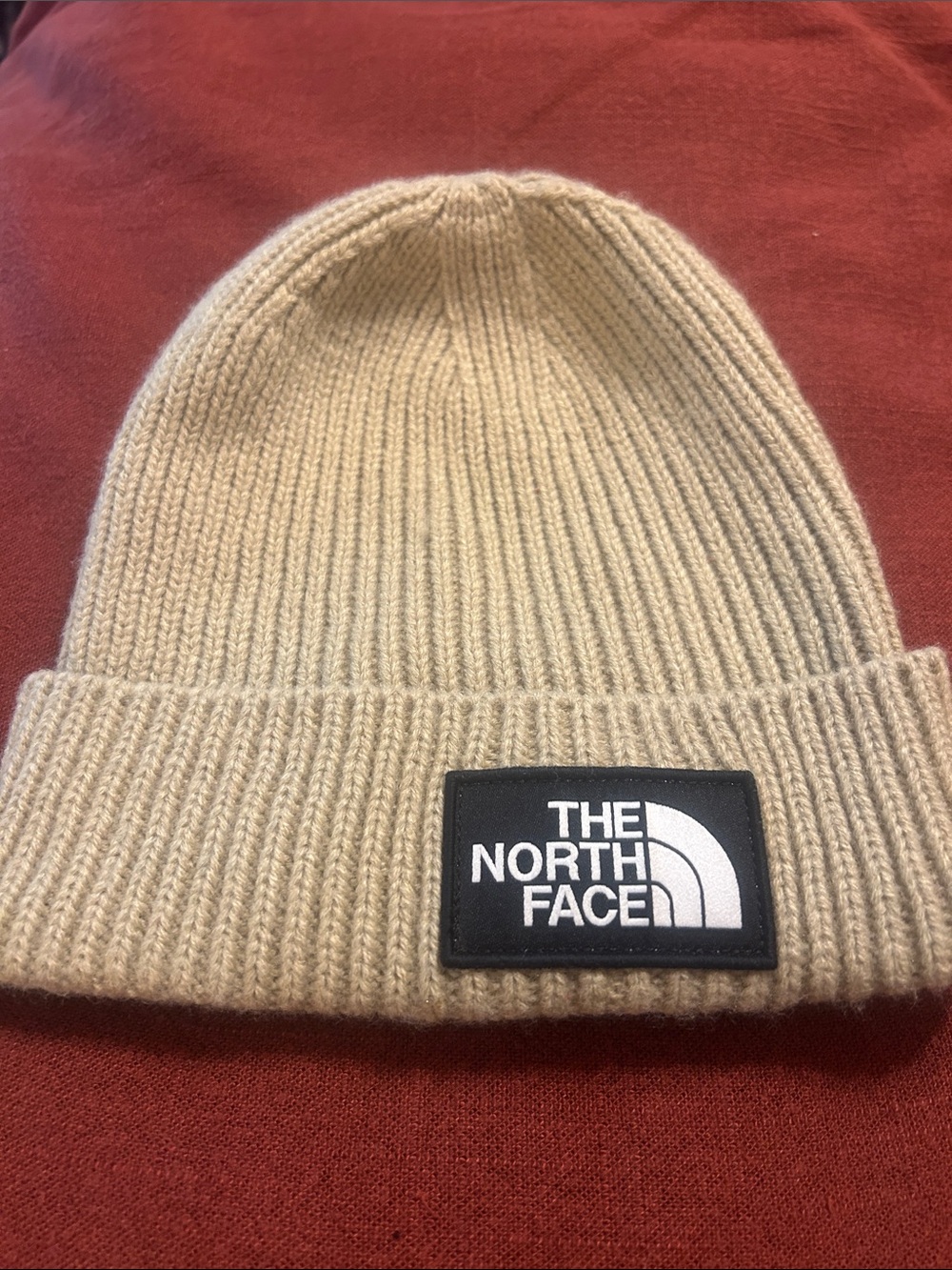 The North Face Men's Ribbed Beanie - Beige